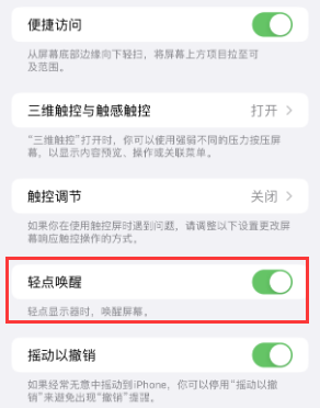 成华苹果授权维修站分享iPhone轻点无法唤醒怎么办