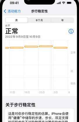 成华iPhone手机维修如何在iPhone开启'步行稳定性通知'