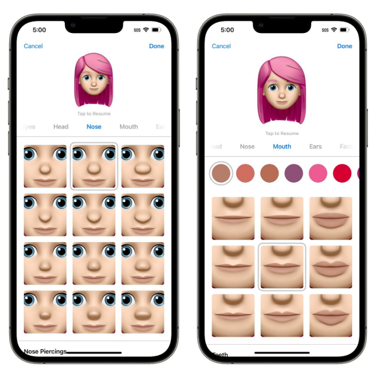 成华苹果手机维修分享​iOS 16中的拟我表情有了哪些变化和升级 