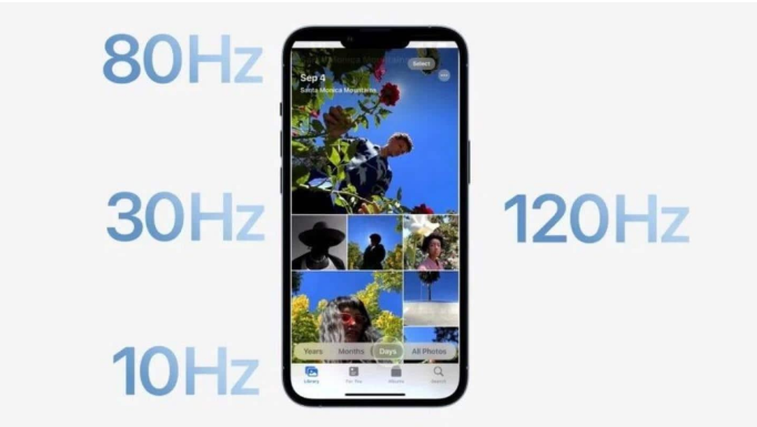 成华苹果14维修分享iPhone 14有高刷吗 