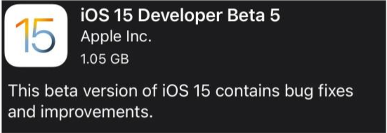 成华苹果手机维修分享如何升级到iOS15.0 beta5 